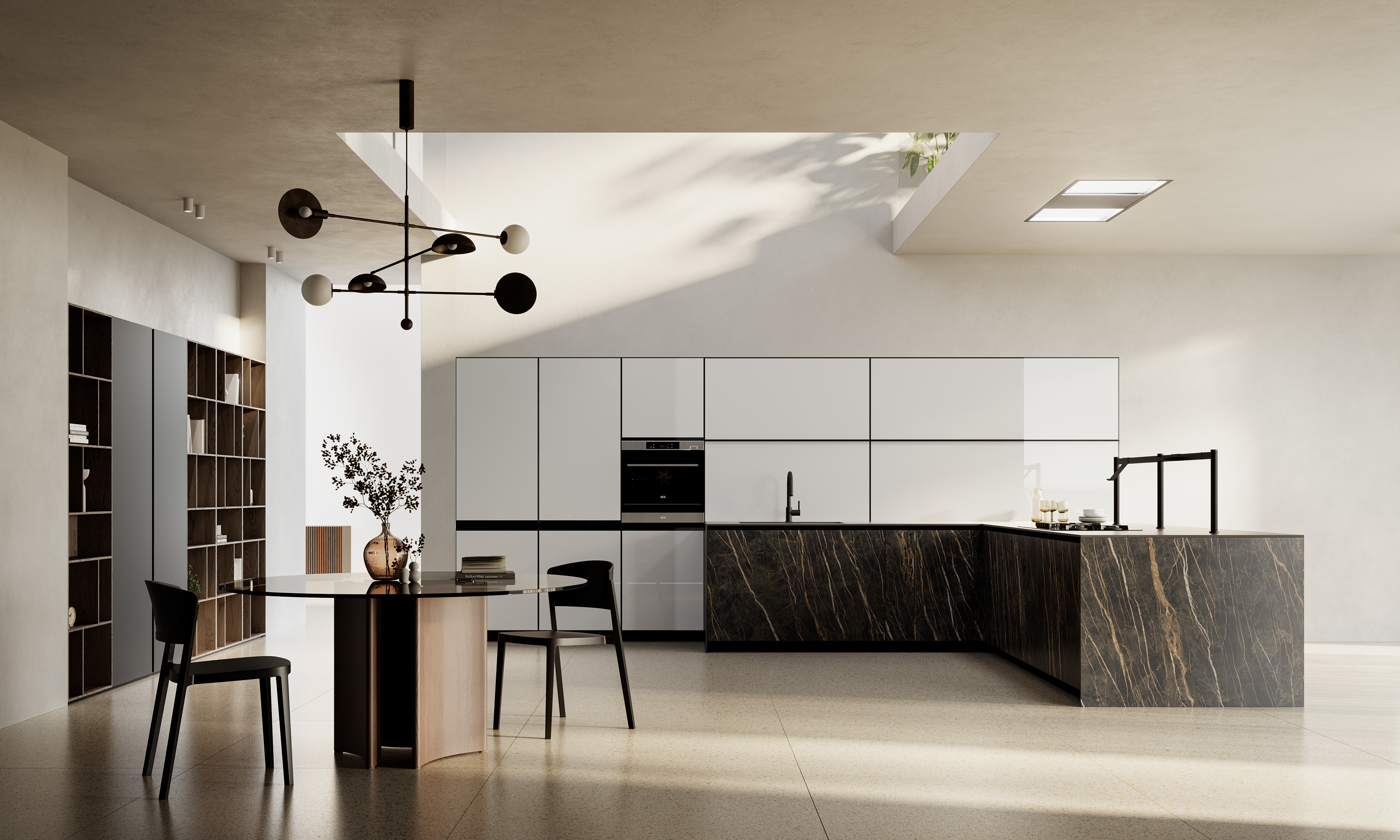 Cucina su misura di design realizzata da Monlab a Parma